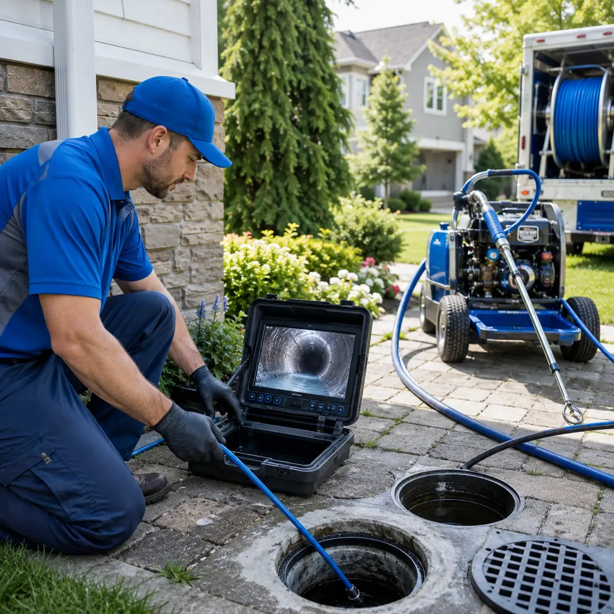 Outdoor drain cleaning professionals serving State Line, MS