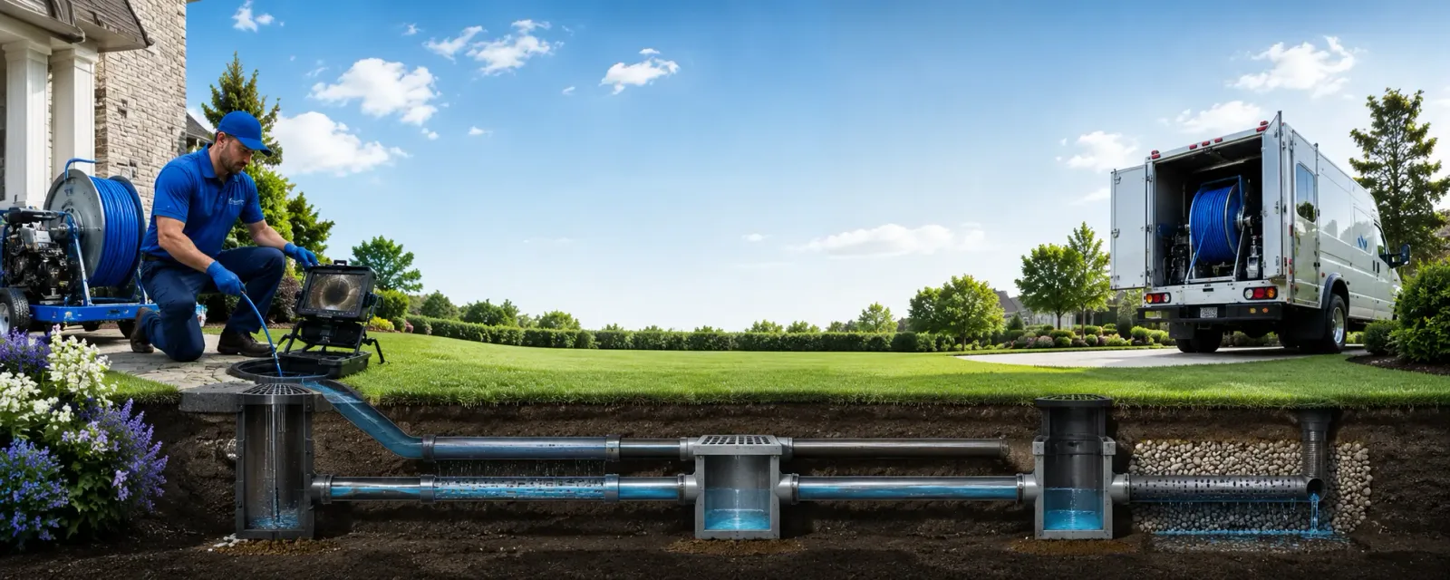Outdoor drain cleaning information for State Line, MS